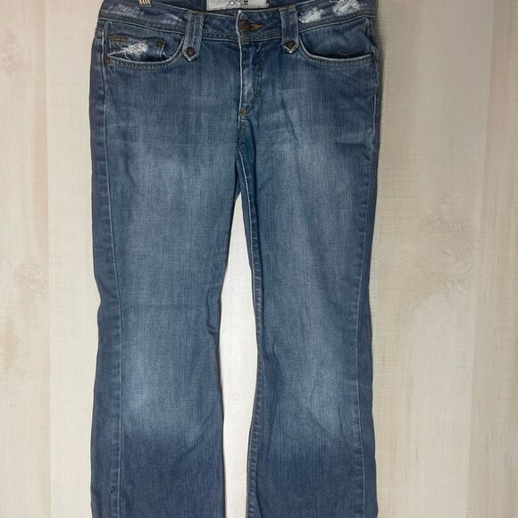 Joe’s jeans flare leg distressed denim jeans, size 28‎ - Picture 3 of 15